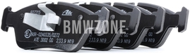 Front brake pads (292x22mm diameter)