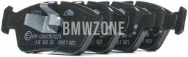 Front brake pads (292x22mm diameter)