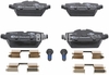 Rear brake pads (280x10mm / 296x10,5mm diameter)