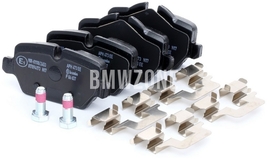 Rear brake pads (280x10mm / 296x10,5mm diameter)