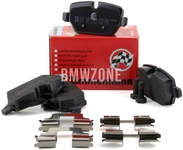 Rear brake pads (280x10mm / 296x10,5mm diameter)