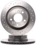 Rear brake disc (300x20mm) / 161mm brake drum perforated
