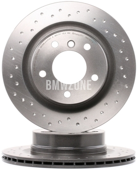 Rear brake disc (300x20mm) / 161mm brake drum perforated
