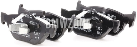 Rear brake pads (300x20mm diameter)