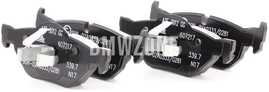 Rear brake pads (300x20mm diameter)