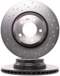 Front brake disc (330x24mm) perforated