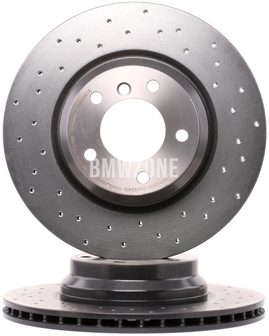 Front brake disc (330x24mm) perforated