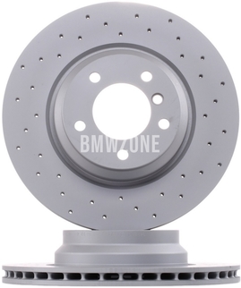 Front brake disc (330x24mm) perforated