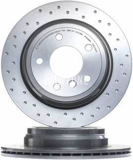 Rear brake disc (300x20mm) / 185mm brake drum perforated