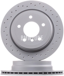 Rear brake disc (300x20mm) / 185mm brake drum perforated