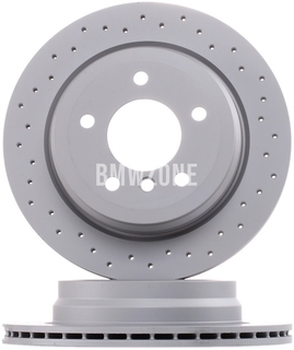 Rear brake disc (300x20mm) / 185mm brake drum perforated