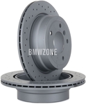 Rear brake disc (300x20mm) / 185mm brake drum perforated