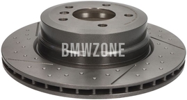 Rear brake disc (324x22mm) M-Performance perforated