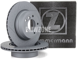 Rear brake disc (324x22mm) M-Performance perforated