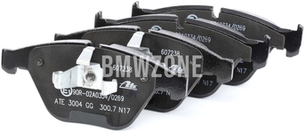 Front brake pads (312x24mm diameter)
