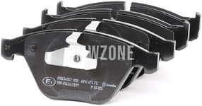 Front brake pads (312x24mm diameter)