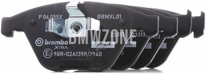 Front brake pads (312x24mm diameter)