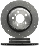 Rear brake disc (336x22mm) / 185mm brake drum perforated