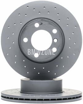 Front brake disc (312x24mm) (3' E9x/X1 E84 from 01.04.2011) perforated