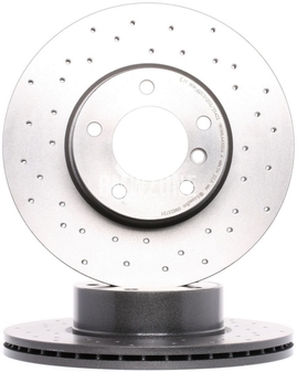 Front brake disc (312x24mm) perforated