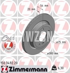 Rear brake disc (300x20mm)
