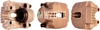 Front brake caliper right (310x24mm diameter)