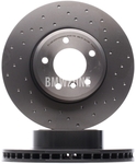 Front brake disc (324x30mm) perforated