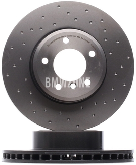 Front brake disc (324x30mm) perforated