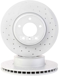 Front brake disc (324x30mm) perforated