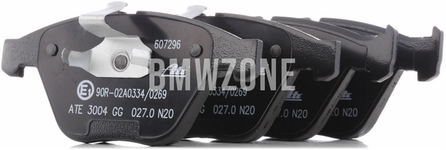 Front brake pads (324x30mm diameter)
