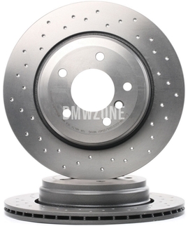 Rear brake disc (320x20mm) perforated