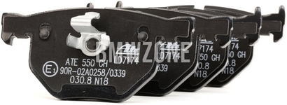 Rear brake pads (320x20mm diameter)