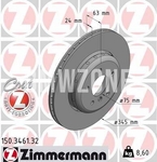 Rear brake disc (345x24mm)
