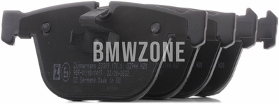 Rear brake pads (345x24mm diameter)