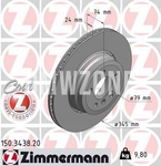 Rear brake disc (345x24mm)