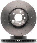 Front brake disc (348x30mm) perforated