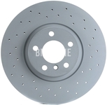 Front brake disc (348x30mm) perforated