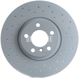 Front brake disc (348x30mm) perforated
