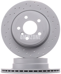 Rear brake disc (320x20mm) perforated