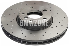 Front brake disc (332x30mm) perforated