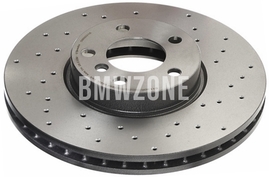 Front brake disc (332x30mm) perforated
