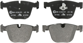 Rear brake pads (385x24mm diameter)