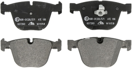Rear brake pads (385x24mm diameter)