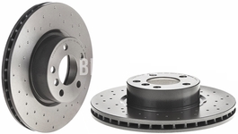 Front brake disc (328x28mm) perforated