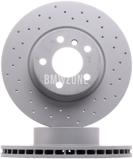 Front brake disc (328x28mm) perforated
