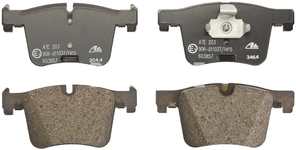 Front brake pads (328x28mm diameter)