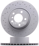 Rear brake disc (330x20mm) perforated