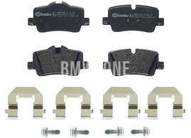 Rear brake pads (300x20mm diameter)