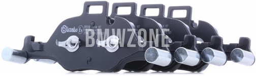 Front brake pads (348x30mm diameter)