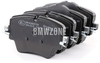 Front brake pads (330x24mm diameter)